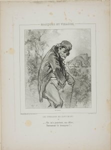 The Invalids of Sentiment: - "Yet, my dear, they nicknamed me the deceiver!" by Paul Gavarni