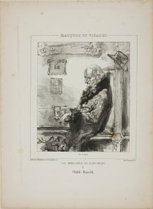 The Invalids of Sentiment: Child-Harold by Paul Gavarni