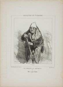 The Invalids of Sentiment: She Played Zaïre by Paul Gavarni