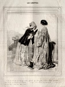 Les Lorettes by Paul Gavarni