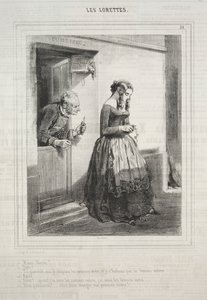 Les Lorettes, 1842 by Paul Gavarni