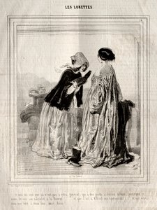 Les Lorettes by Paul Gavarni