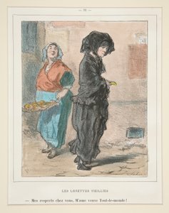 The Old Lorettes by Paul Gavarni