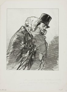The Aged Lorettes: ...And at this ball of the Variétés, Adolphe... by Paul Gavarni