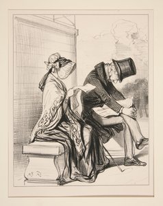 London, December: "Lords and Gentlemen, the government..." by Paul Gavarni