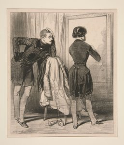 FASHIONS. Costumes of Humann. by Paul Gavarni