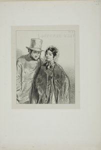 Masks and Faces: Mr. Pipanthoud, vous ni affichez by Paul Gavarni