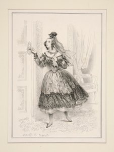 Mlle. Dejazet by Paul Gavarni