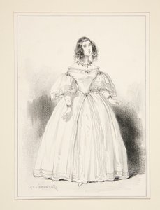 Mme. Anna Thillon by Paul Gavarni
