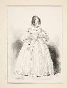 Mme. Anna Thillon by Paul Gavarni