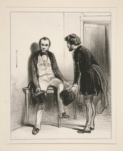 My dear sir, I leave you the sentry box as... by Paul Gavarni