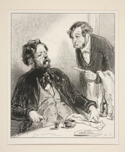 Monsieur Has No Money! - And Monsieur Has Dinner... by Paul Gavarni