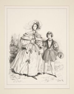 Morning Negligee. 1835. by Paul Gavarni