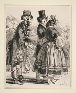 No. 6 - The Carnival - Lend a Little to the Thief... by Paul Gavarni