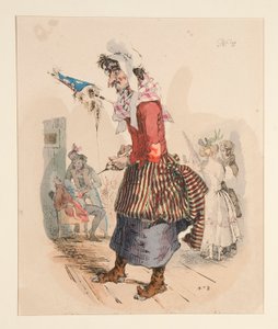 Pyrenean Shepherdess by Paul Gavarni
