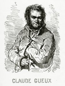 Portrait of Claude Gueux, 1834 by Paul Gavarni