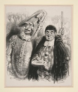To drink to the health of the unfortunate who die of thirst by Paul Gavarni