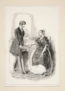 Taffeta Serge Dress, Scarf and Apron in Silk with Lace from the Stores by Paul Gavarni