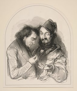 Cunning and Trust by Paul Gavarni