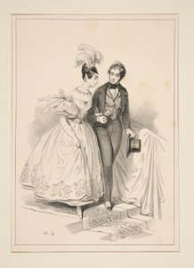 Souvenir of the Ball by Paul Gavarni