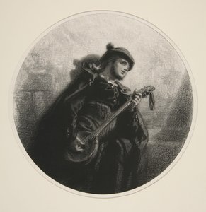 Spanish Serenade by Paul Gavarni
