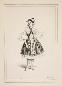 Tyrolienne by Paul Gavarni