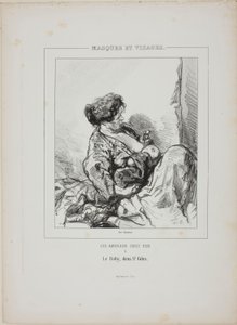 The Baby in Saint-Giles, from Masques et Visages by Paul Gavarni