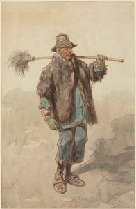 The Street Sweeper by Paul Gavarni
