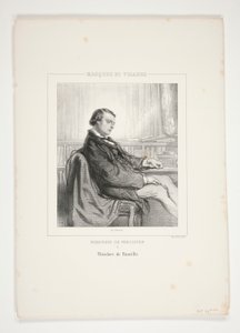 Theodore de Banville by Paul Gavarni