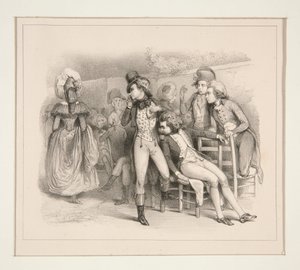 A Pretty Woman in 1790 by Paul Gavarni