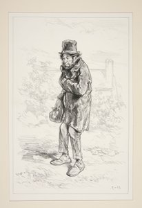 A Pencil Merchant Always Above His Small Affairs by Paul Gavarni