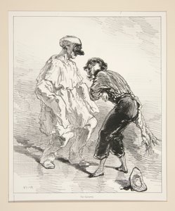 A Politician in a Straitjacket! - A Mother in Trousers! by Paul Gavarni