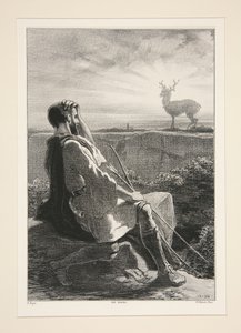 Vision of Eustache by Paul Gavarni