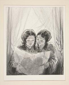 "See the Advertisements" (for the Edification of Young People) by Paul Gavarni
