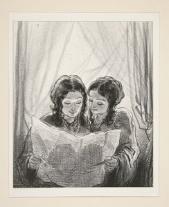 "See the advertisements" (for the edification of young people). by Paul Gavarni