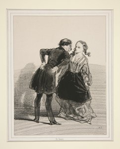 You See, Miss, There Are Remarks Being Made About You... by Paul Gavarni