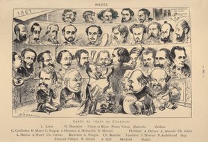 Carte de visite of Charivari, 1867 by Paul Hadol