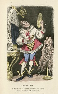 Illustration in Histoire de France tintamarresque, ca. 1880 by Paul Hadol