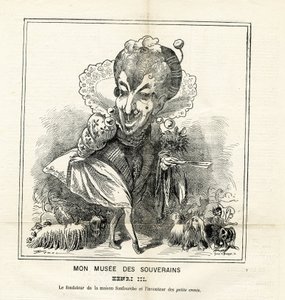 Illustration of Hadol (1835-1875) in Le Charivari by Paul Hadol