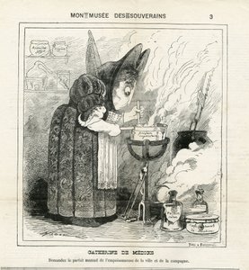 Illustration in The Charivari by Paul Hadol