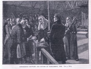 Conference between the Houses of Parliament AD 1835 by Paul Hardy
