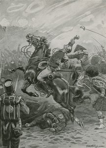 Death of Sir Edward Pakenham at the Battle of New Orleans by Paul Hardy