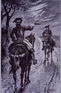 Dick Turpin meeting fellow highwayman Tom King