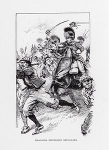 Dragoons Dispersing Smugglers by Paul Hardy
