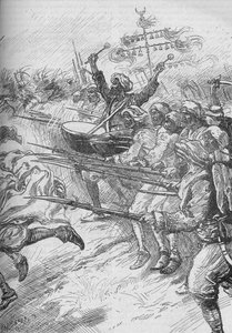 The Janissaries Rushed To The Attack At Full Speed And With Fixed Bayonets by Paul Hardy