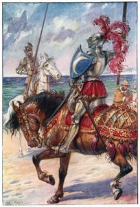 The Knight of the White Moon, illustration from 