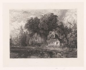 View of a House at the Edge of a Forest by Paul Huet
