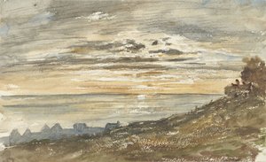 Setting Sun in Trouville