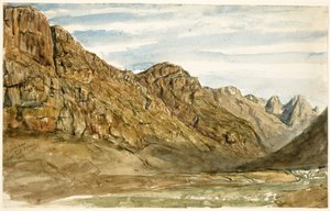 Rock Cliffs along the Romanche by Paul Huet