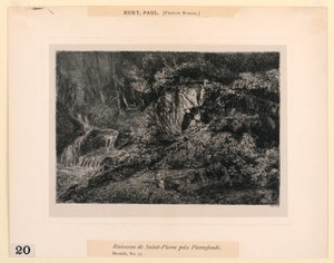 Saint Pierre Stream by Paul Huet